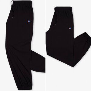 Champion – Men's Black Lightweight Sweatpants – Cotton Joggers – Size M